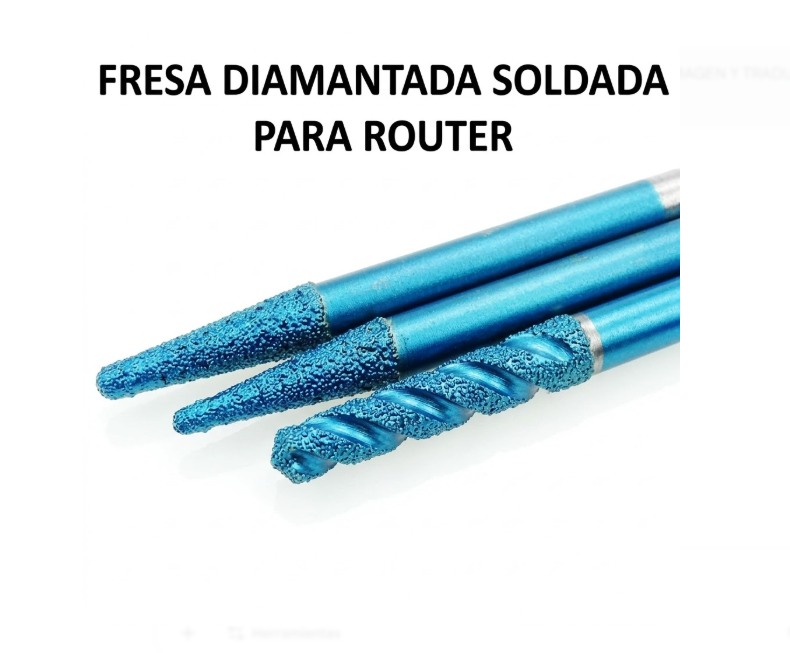 FRESA DIAMANTADA Fresado tallado de piedra granito de mármol - Imagen 1