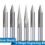 Fresas en V tallado de 2 ranuras