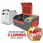 Láser Co2 4040 50W PRO + CHILLER CW-3000