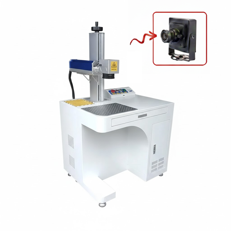 laser fibra+camara Laser Fibra 50w DeskTop + Eje Rotativo - Imagen 1