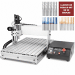 CNC 6040 800w Router 4 ejes, Eje Rotativo